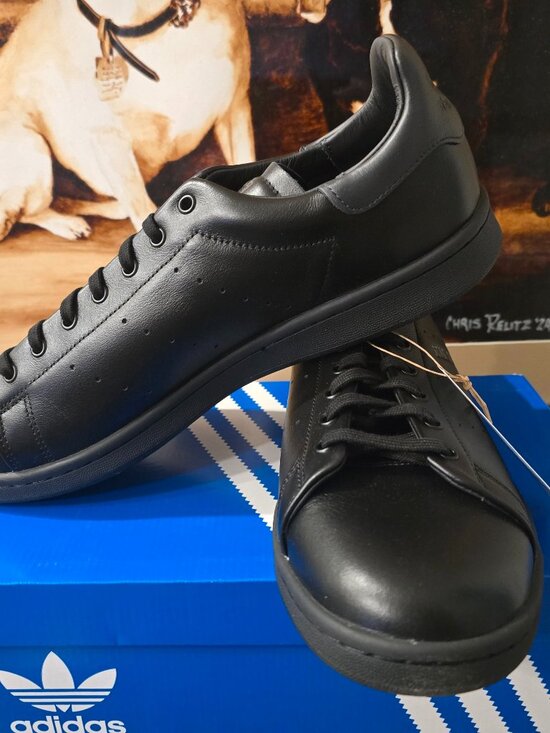 adidas Originals Other - Adidas Originals Stan Smith Lux Black Rare Limited Classic Mens Shoes HQ6787 12